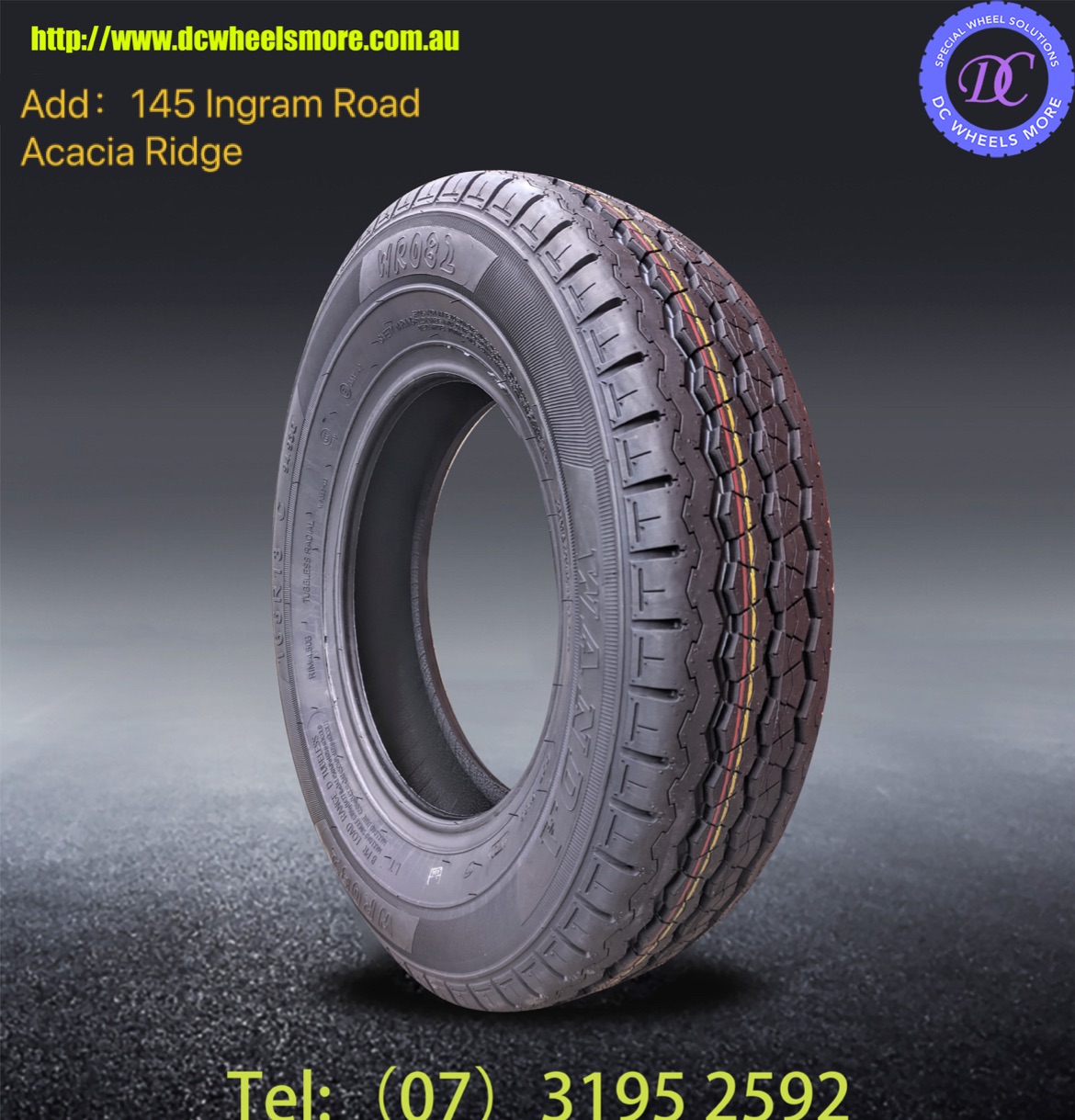 165R13 8PLY BRAND NEW COMMERICAL TYRE - DCWheels
