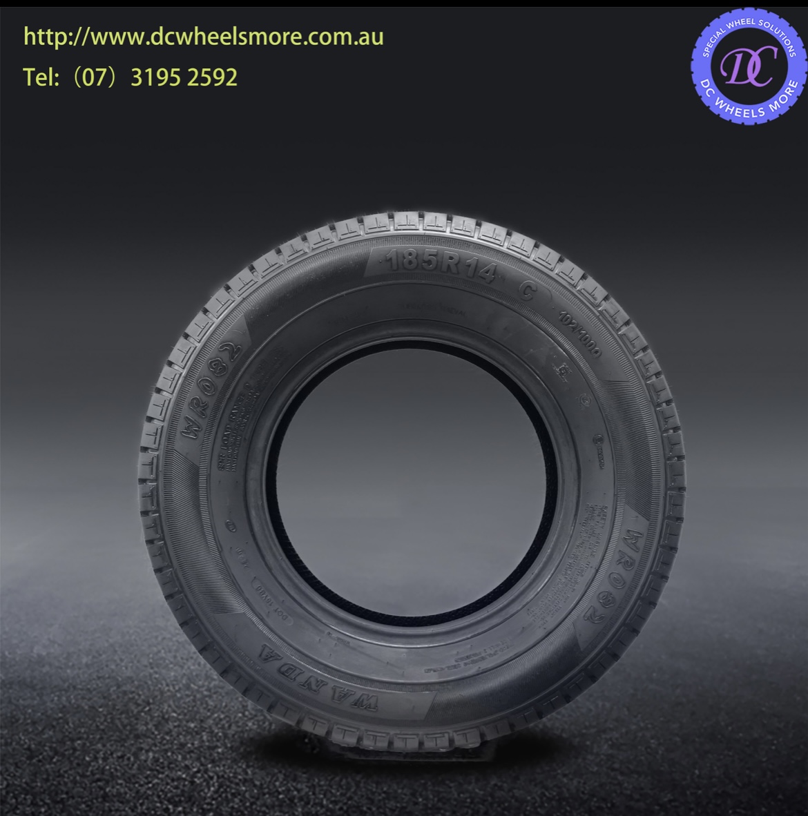 185R14C 8PR BRAND NEW COMMERICAL TYRE - DCWheels